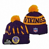 Minnesota Vikings Team Logo Knit Hat YD (12),baseball caps,new era cap wholesale,wholesale hats